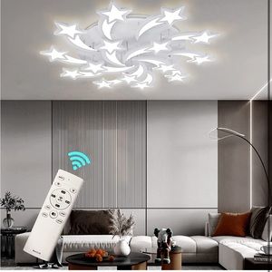 COPY - LED Modern Ceiling Fixture Heads Flush Mount Dimmable Chandelier Ceiling…